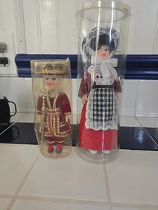 Vintage Puppen in Röhren Megan aus Wales und Beefeater - Bild 1 von 8