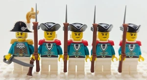 Lego PIRATE Imperial Armada Guard TEALCOAT Soldiers Governor MINIFIGS NEW - Picture 1 of 12