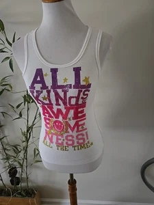 Faded Glory Cotton Sleeveless Tank Top, 14/16 - Picture 1 of 4