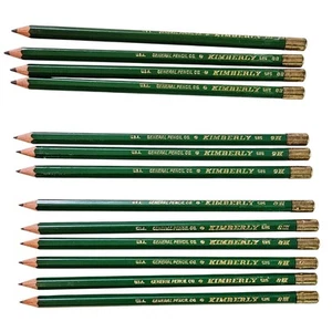 LOT 13 General's Kimberly 525 Graphite Drawing Art Pencil 8B 9H 8H PRISTINE - Picture 1 of 5