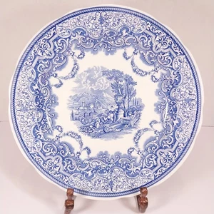 Spode Blue Room Collection Continental Views 10.5" Dinner Plate Blue & White - Picture 1 of 13