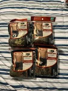MOSSY OAK BOXER Campflague Camo BRIEF, 2 PACK, MENS SIZE XL X-Large 40-42 Lot 4 - Picture 1 of 6