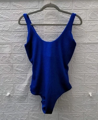 New Bravissimo Cancun One Piece Swimsuit Cobalt With Built In Bra Size 34J - Image 1 of 4
