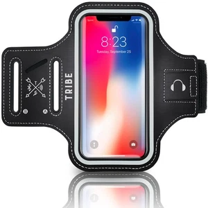 Water Resistant Cell Phone Armband Case Running Holder for iPhone Pro Max Plu... - Picture 1 of 7