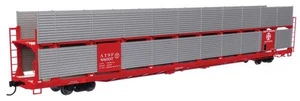 Walthers Mainline 910-8101 HO Scale 89' Flatcar w/Bi-Level Shielded Auto Rack - Picture 1 of 1
