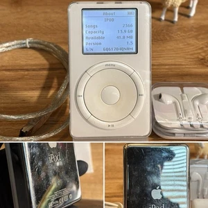 Apple IPod Classic 1ª Generación M8513 5Gb MOD a 15Gb ¡BATERÍA NUEVA 2400 CANCIONES INCLUIDAS! - Imagen 1 de 21