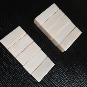 5 juegos de silla de montar de hueso blanco para violín + material de tuerca fabricación de violín reparación restauración - Imagen 1 de 6