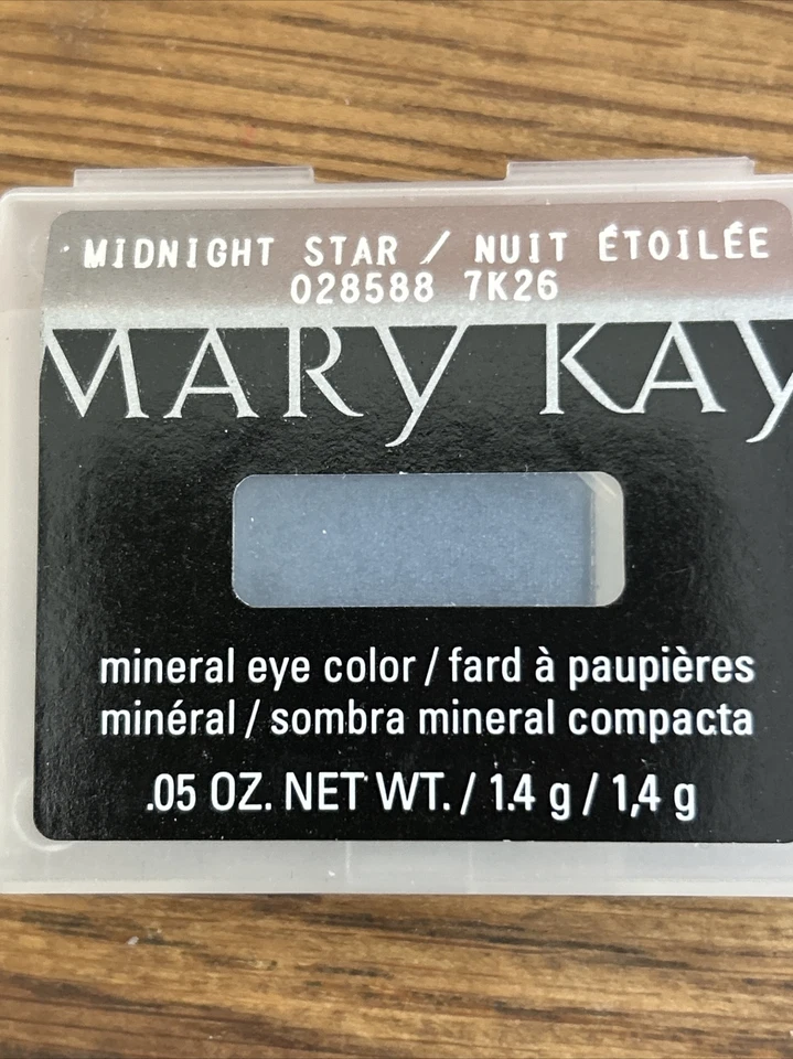 Mary Kay Mineral Eye Color Midnight Star 028588 NEW With  Black liquid eyeliner - Image 1 of 1