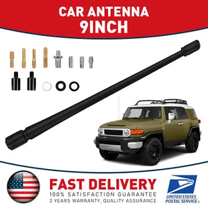 Replacement For 2006-2020 Ford Fusion Black 9" Rubber Antenna Mast Brand New - Picture 1 of 13