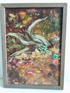 Avis Woodman signiertes Originalöl auf Leinwand gerahmt Herbst - Maine Estate - Bild 1 von 6