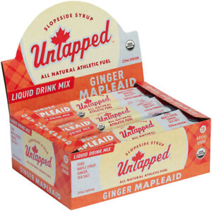UnTapped Mapleaid Drink Mix - Ginger, Liquid Concentrate, Box of 20 Single