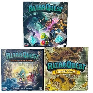 Altar Quest Game Bundle Base Game, Stretch Goals, Ruins of Arkenspire, ltd dice - Picture 1 of 5