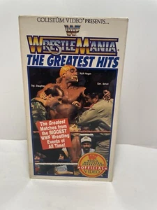 WWF Wrestlemania The Greatest Hits VHS Tested - Picture 1 of 2