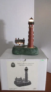 LEFTON Historic American 1998 PONCE DE LEON Light Up LIGHTHOUSE LAMP 08651 ~NIB - Picture 1 of 9