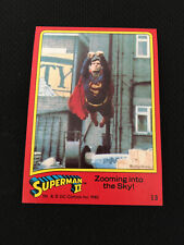 SUPERMAN II ROOKIE TOPPS 1980 CHRISTOPHER REEVE MOVIE TRADING CARD !!!