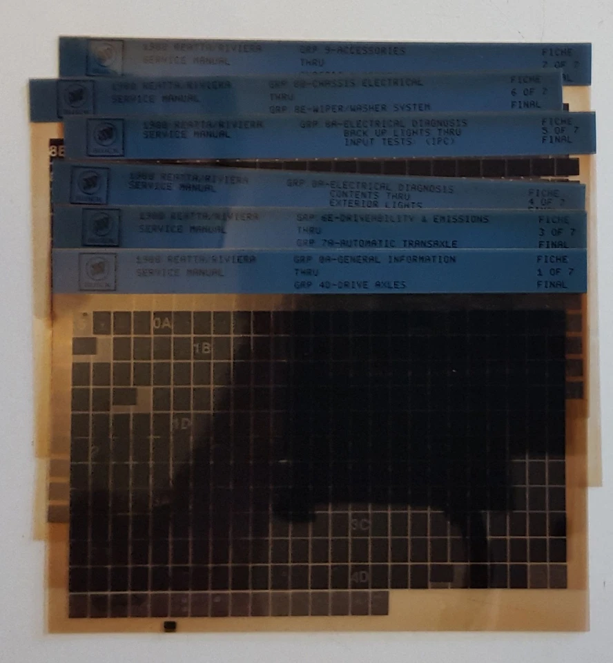 Manual de Taller / Manual Del Taller Buick Riviera 1988 - Imagen 1 de 1