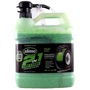 Slime 10195 2-in-1 Tire & Tube Sealant Puncture Repair Sealant, 2-in-1, Premi... - Picture 1 of 12
