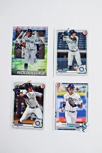 2021 Topps Bowman JULIO RODRIGUEZ Rookie RC (4) Cards Seattle Mariners - Bild 1 von 2