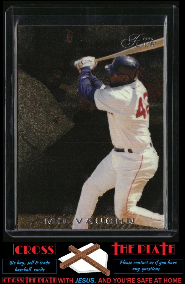 1-1996 Flair Gold Mo Vaughn Boston Red Sox #29 - Image 1 of 2