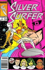 Silver Surfer #1 VG 4.0 1987 Stock Image Low Grade