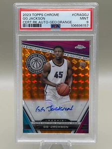 2023-24 Topps Cromo Novato Certificado Edición Naranja/25 Automático GG Jackson RC - Imagen 1 de 2