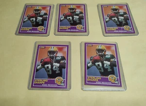 1989 SCORE SUPPLEMENTAL #333S STERLING SHARPE RC LOT OF 5 Green Bay Packers HOF - Picture 1 of 2
