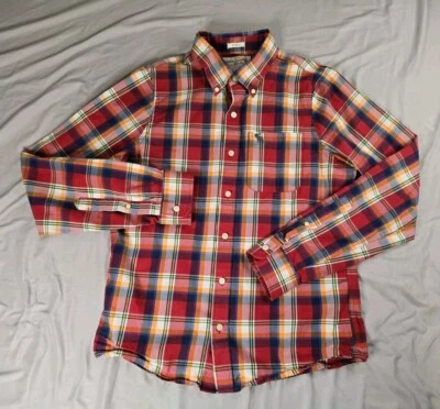 Abercrombie & Fitch Muscle Shirt Mens Large Colorful Long Sleeve Button Down - Image 1 of 4
