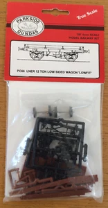 OO 4mm scale Parkside Dundas PC66 LNER 12T low sided wagon 'lowfit' plastic kit - Picture 1 of 1