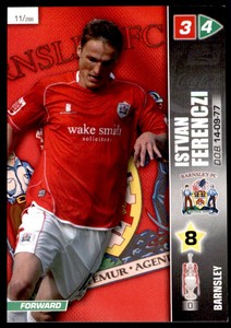 Panini Coca-Cola Championship (2008) Card - Istvan Ferenczi Barnsley No. 11