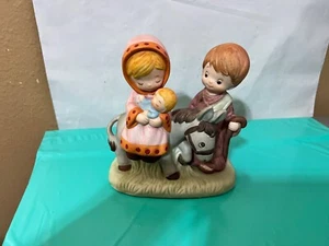Homco #5608 Holy Family Joseph Mary & Baby Jesus Nativity Figurine Trio VGC - Picture 1 of 5