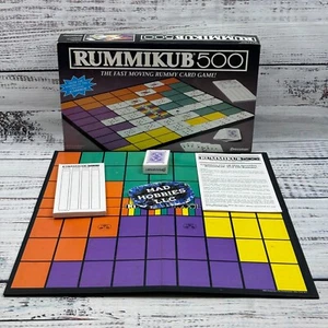 Rummikub 500 Board Game Pressman 1992 Vintage Family Fun No. 410 Complete In Box - Picture 1 of 8