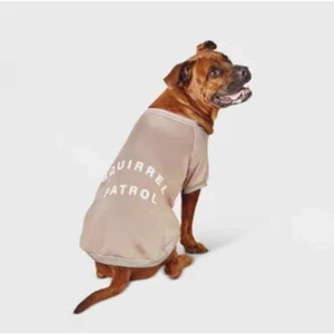 Stiefel & Barkley leichtes ""Eichhörnchenpatrol"" Hunde/Katze Sweatshirt, klein, beige - Bild 1 von 5