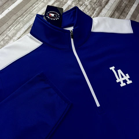 Los Angeles LA Dodgers Officially Licensed MLB Stretch Pullover Sweatshirt Blue Cover