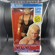 1990 Galoob WCW Superstars Sid Vicious 14 Inch Figure!
