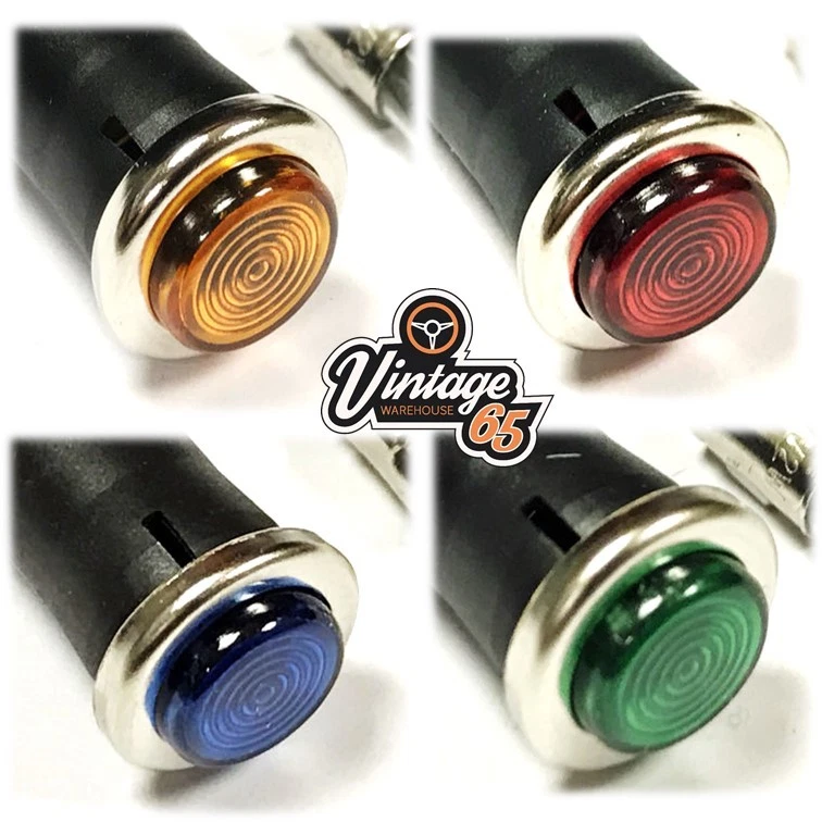 Juego de 4+ bombillas de advertencia LUCAS SPB354 355 356 357 rojo ámbar verde azul Foto 1 de 1