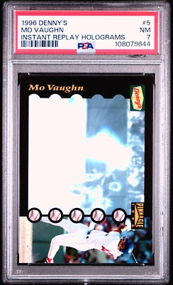 Denny's Instant Replay Holograms Mo Vaughn 1996 PSA 7. PSA POP=2 C/21 superior. Foto 1 de 2