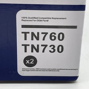 Tonerkartusche TN760 TN730 2er Pack schwarz - Bild 1 von 9