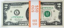 Special Spring Sale *25 Pack Uncirculated/Sequential Two Dollar Bills 59.90 **