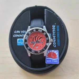Sun Time Enterprises Inc The Competitor lizenzierte Sportuhr Cincinnati Bengals - Bild 1 von 4