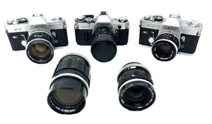 Three Canon Camera Bodies & Five Canon Lenses - Picture 1 of 24