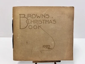 1923 BROWN’S Vintage Christmas Greeting Cards Salesman Sampler Catalog Ephemera - Picture 1 of 24