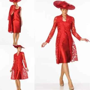 Vestidos de noche de la madre de la novia con mangas largas talla grande - Imagen 1 de 7