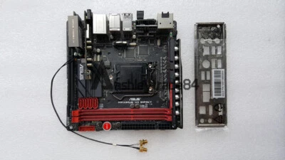 1PCS Used ASUS STCOM Z87 MAXIMUS VII IMPACT Socket MotherBoard - Image 1 of 2