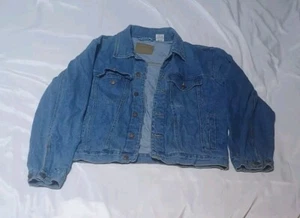 Chaqueta Canyon Guide Outfitters Para Hombre Azul Mediana Denim Zona de Trabajo Manchas - Imagen 1 de 17