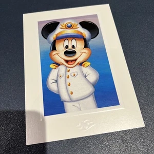 Disney Cruise Line Art Quality Captain Mickey Postcard - Picture 1 of 2