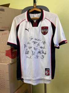 Puma AUSTRIA NATIONAL TEAM 1998-99 Harald Cerny cignature away trikot T-Shirt L - Bild 1 von 21