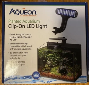 Aqueon Clip-On LED Aquarium Fish Tank Light for Planted Growing Plants - Picture 1 of 3