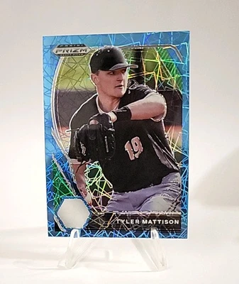 2021 Panini Prizm Draft Picks - Tyler Mattison #PDP104 Blue Velocity Prizm (RC) - Image 1 of 2