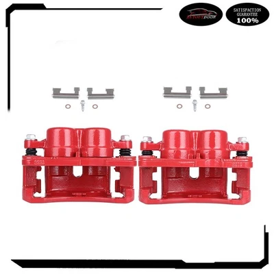 Front Brake Calipers w/ Bracket Set (2) For 2003-2008 Chevrolet Express 1500 - Image 1 of 4