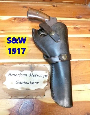 H38S BRAUER Holster for S&W N Frame 1917 25 29 629 5.5" - 6.5" COLT New Service - Image 1 of 4